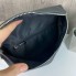 Женская кожаная бананка сумка на грудь черная