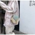 Женская мини сумочка клатч плетеная соломенная маленькая сумка шестигранная Мятный