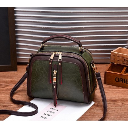 Стильная женская мини сумка Зеленый