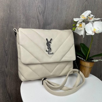 Женская мягкая сумка клатч YSL, мини сумочка для девушек Молочный Женская мягкая сумка клатч YSL, мини сумочка для девушек Молочный