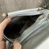 Женская мини сумочка с цветами вышивкой, маленькая сумкас цветочками и брелком Серый