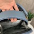 Модная женская сумочка Willow в стиле рептилии лаковая черная эко кожа, качественная сумка рептилия Голубой