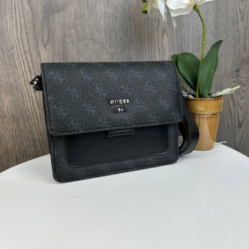 Качественная мини сумочка стиль Guess, маленькая сумка клатч на плечо Гесс