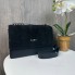 Замшева жіноча сумочка стиль Зара чорна, міні сумка натуральна замша Zara