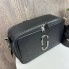 Кожаная женская мини сумочка клатч стиль Mars Jacobs черная. Сумка из натуральной кожи каркасная
