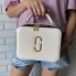 Стильная женская мини сумочка через плечо Marc Jacobs, каркасная сумка черная белая