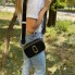 Женская мини сумочка клатч рептилия в стиле Marc Jacobs, маленькая сумка на плечо крокодил Черный