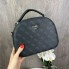 Каркасная женская сумка стиль Guess черная, сумочка на плечо Гесс
