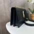 Стильная женская мини сумка клатч на плечо YSL, сумочка с цепочкой Черный с золотом
