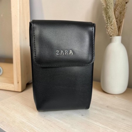 Женская мини сумочка клатч для телефона стиль Зара, маленькая сумка Zara Черный