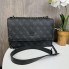 Качественная женская мини сумочка клатч на цепочке стиль Guess черная сумка на плечо