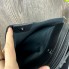 Замшевая женская сумка кожа рептилии черная, сумочка натуральная замша рептилия крокодил