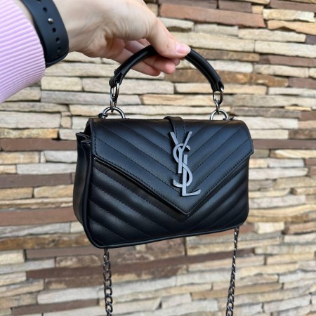 Маленькая женская сумочка клатч YSL люкс качество, мини сумка на плечо