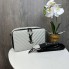 Стильная женская мини сумочка стиль Yves Saint Laurent каркасная, сумка для девушек стеганная