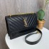 Качественная женская мини сумочка на цепочке YSL Черный