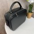 Качественная женская мини сумочка клатч YSL черная экокожа, стильная сумка на плечо