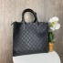 Большая женская сумка на плечо  черная