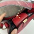Модная женская сумочка под рептилию на плечо, небольшая сумка змеиная эко кожа Красный