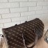 Большая женская сумка стиль Guess , сумочка городская для зала фитнеса, дорожная  КОРИЧНЕВЫЙ