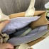 Большая женская сумка на плечо качественная Молочный