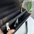 Качественная женская мини сумочка на цепочке YSL Черный