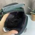 Женская мини сумочка на плечо с брелком, маленькая женская сумка Зеленый