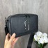 Кожаная женская мини сумочка клатч стиль Mars Jacobs черная. Сумка из натуральной кожи каркасная