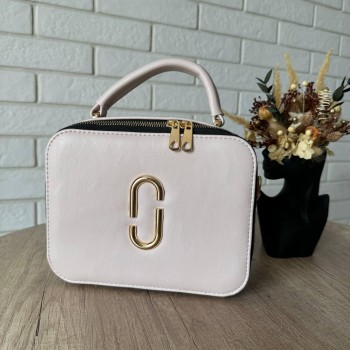 Стильная женская мини сумочка через плечо Marc Jacobs, каркасная сумка черная белая Пудровый Стильная женская мини сумочка через плечо Marc Jacobs, каркасная сумка черная белая Пудровый