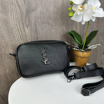 Кожаная женская мини сумочка клатч YSL, маленькая сумка из натуральной кожи Черный Кожаная женская мини сумочка клатч YSL, маленькая сумка из натуральной кожи Черный